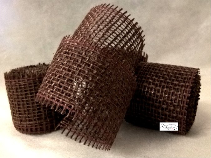 Juta hnědá tmavě 5cm x 2m