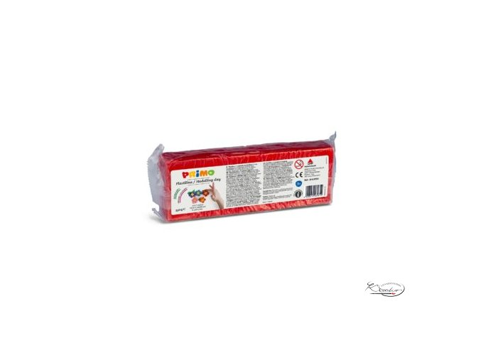 Plastelína Primo 550 g - červená