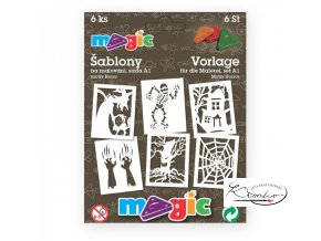 Magic papírové šablony sada A1 - Horor