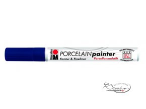 Porcelain painter - 293 / M - Modrý tmavý