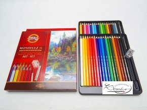 Akvarelové pastelky Mondeluz 36
