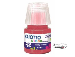 Akrylová barva Giotto Decor Matt 25ml - karmínová