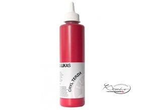 Akrylová barva LUKAS "Cryl Terzia" 500ml - Kadmium červené tmavé