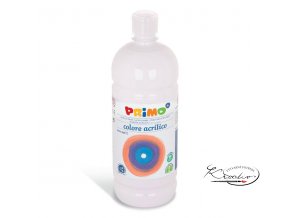 Akrylová barva Primo 1000 ml -  bílá