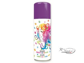Barevný lak na vlasy smývatelný 125 ml - fialový