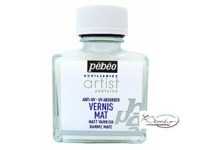 Matný lak pro akrylové barvy Anti UV 75ml